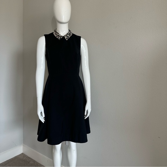 Kate spade Rissa fit & flare sleeveless dress whit leopard collar print - Picture 13 of 13